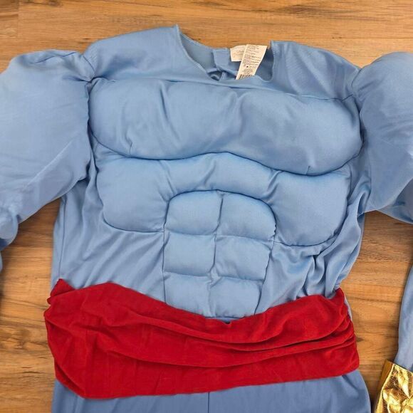 🩵Disney Aladdin Genie Muscle Costume Adult XLarge - Picture 4 of 11